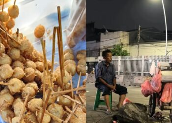Tak Punya Tempat Tinggal, Penjual Cilor Rp1.000 Tetap Berjualan hingga Malam Demi Menyambung Hidup