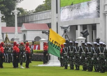 Persiapan HUT ke-81 Kemerdekaan RI Mulai Memasuki Tahap Gladi, Paskibraka Matangkan Kesiapan di Istana Merdeka