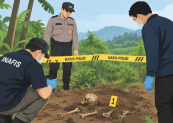 Warga Cari Madu di Kebun Tasikmalaya, Malah Temukan Tengkorak dan Tulang Diduga Kerangka Manusia