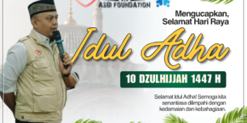 Founder ASBI Foundation Ucapkan Selamat Hari Raya Idul Adha 1447 H, Ajak Masyarakat Perkuat Kepedulian dan Semangat Berbagi