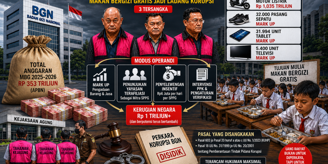 Kasus Dugaan Korupsi MBG Kembali Jadi Sorotan Nasional, Penyidikan Kejagung Terus Berkembang