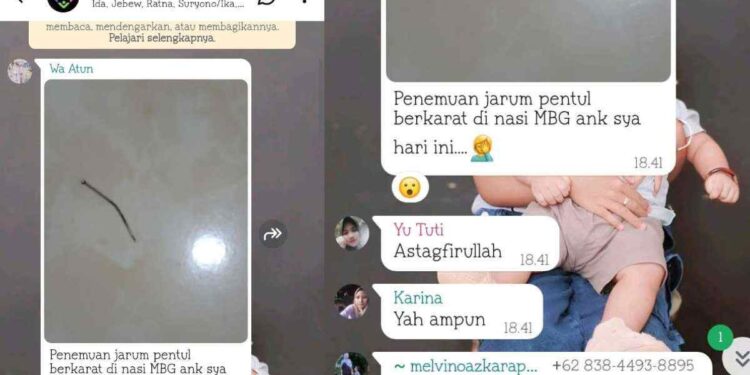 Kasus Dugaan Jarum Pentul di Paket MBG Tasikmalaya Viral, Pihak Terkait Lakukan Penelusuran