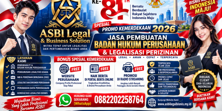 ASBI Legal Bisnis Hadirkan Layanan Terpadu, dari Pembuatan Badan Hukum hingga Promosi Usaha