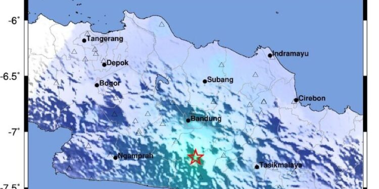 118 Gempa Guncang Kabupaten Bandung, BMKG Dalami Sumber Sesar yang Belum Terpetakan