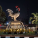 Tugu Ayam Pelung dari Ratusan Knalpot Bising Diresmikan di Cianjur